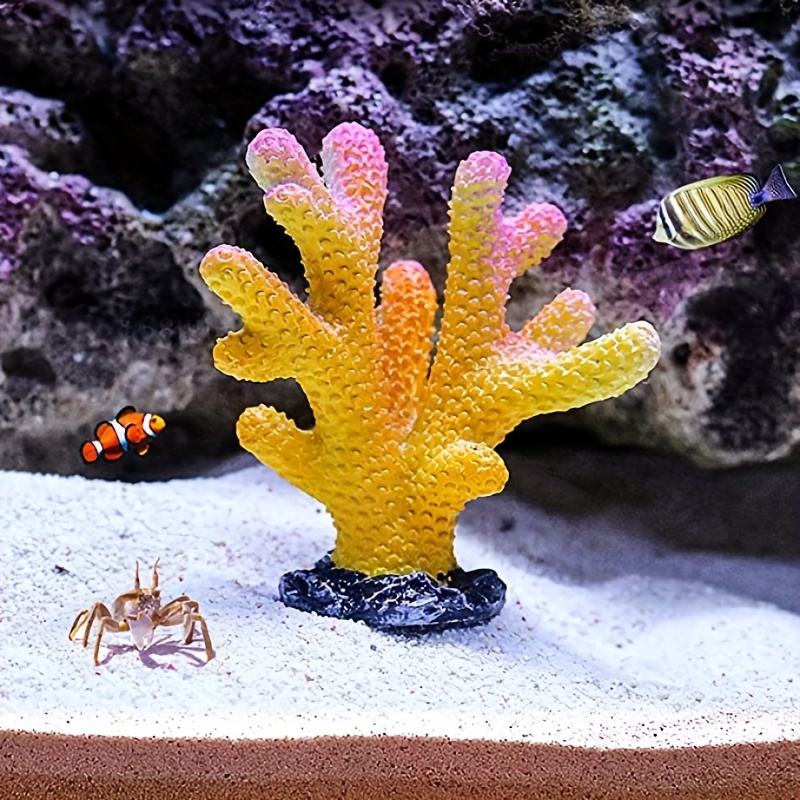 Artificial coral aquarium clearance decorations