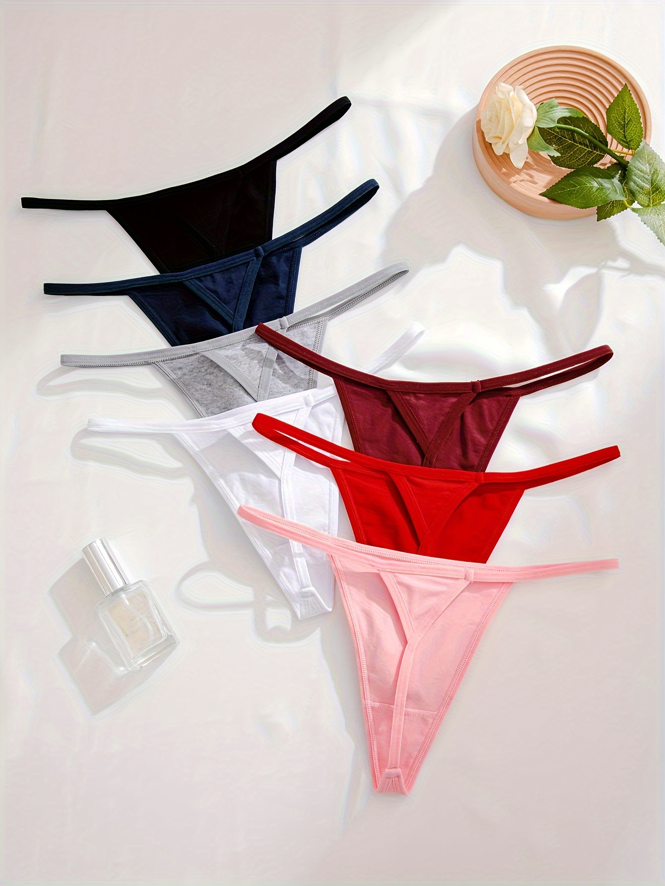  7 Pack, Cotton Breathable Panties for Teenage Girls Sports Briefs  Thong Women's Sexy Low Waist Letter Underwear G String : Clothing, Shoes &  Jewelry