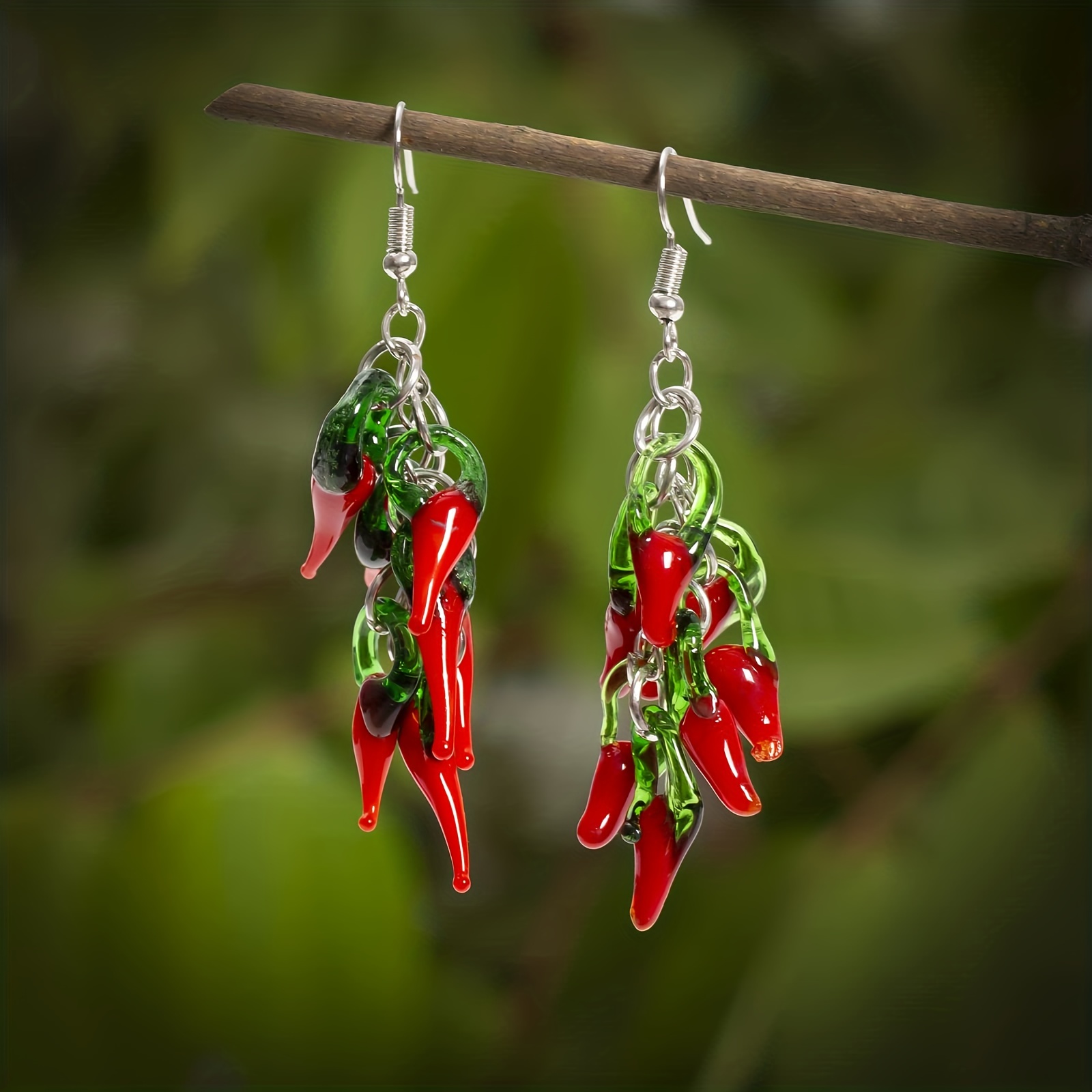 Red sale pepper earrings