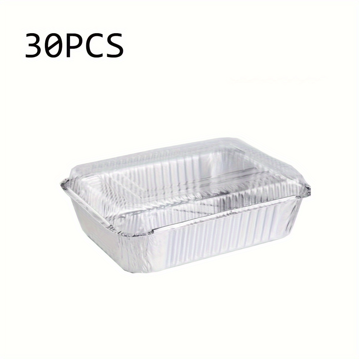 Heavy Duty Disposable Aluminum Oblong Foil Pans With Lid - Temu