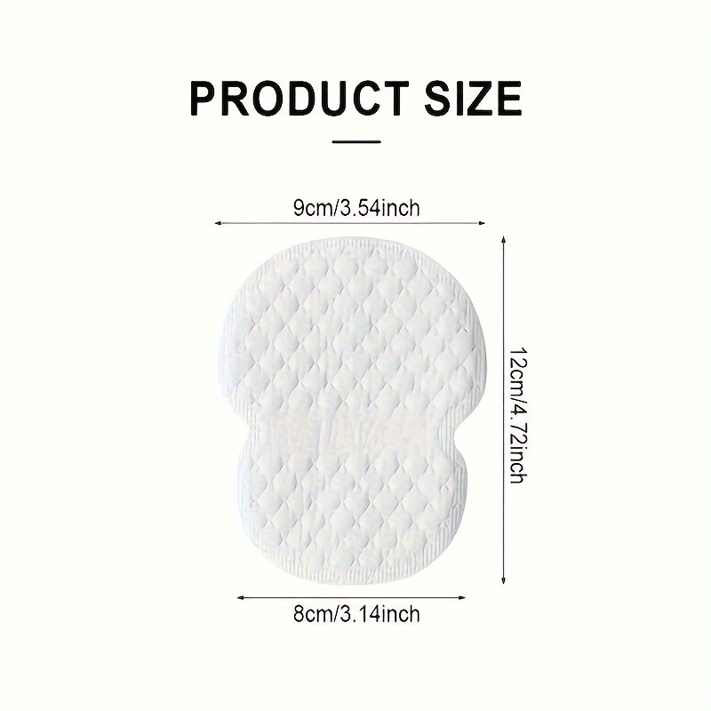 50/100pcs Disposable Armpit Sweat Pads - Heavy-Duty Odor Control, Invisible & Breathable Underarm Shields, Durable Summer Sweat Absorbers for Men & Women, White (50 or 100pcs) - Easy to Use, Lightweight for Gym, Travel,