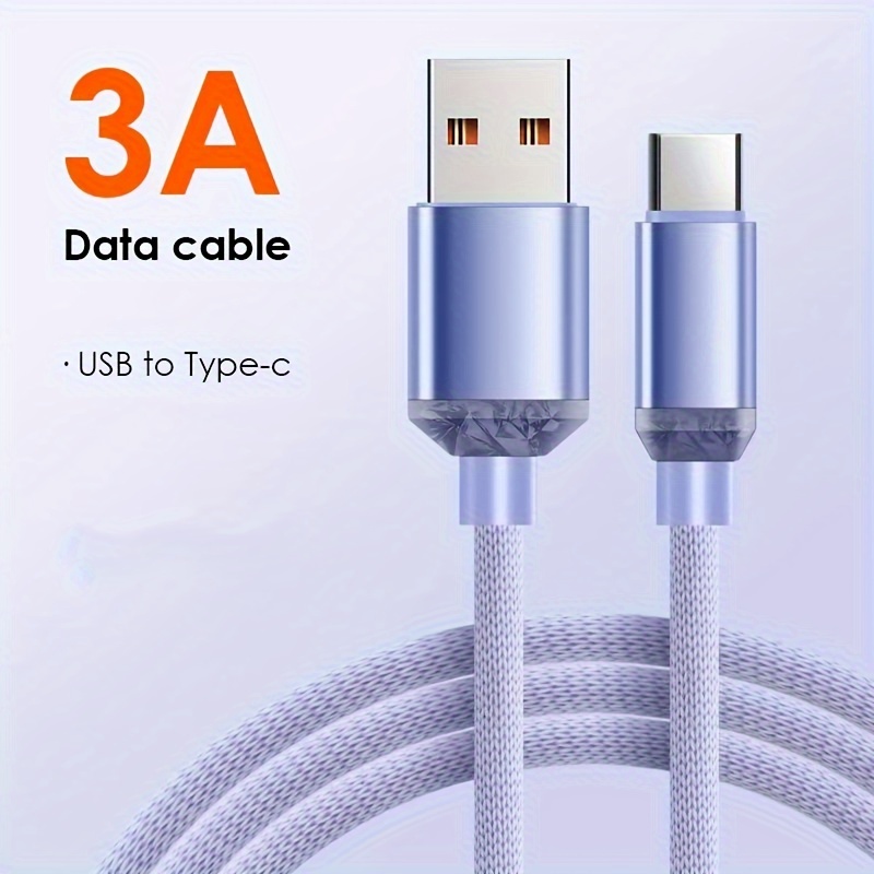Cable Carga Rápida Usb Cable Nailon Tipo Disponible En 6 - Temu Chile