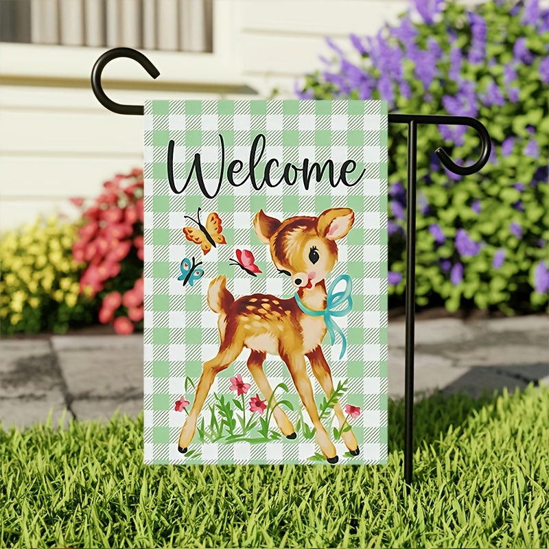 Cute Squirrel Merry Christmas Garden Flag Waterproof - Temu