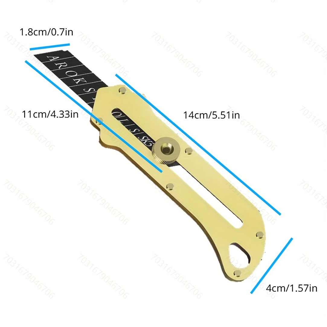 Utility Knife Heavy Duty All Steel Thickened Folding - Temu