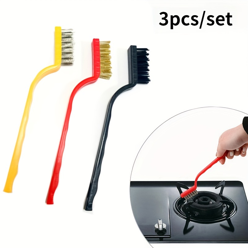 Hard-Bristled Crevice Cleaning Brush, Crevice Gap Cleaning Brush,  Multifunctional Recess Crevice Cleaning Brush, Cleaner Scrub Brush, (5pcs)