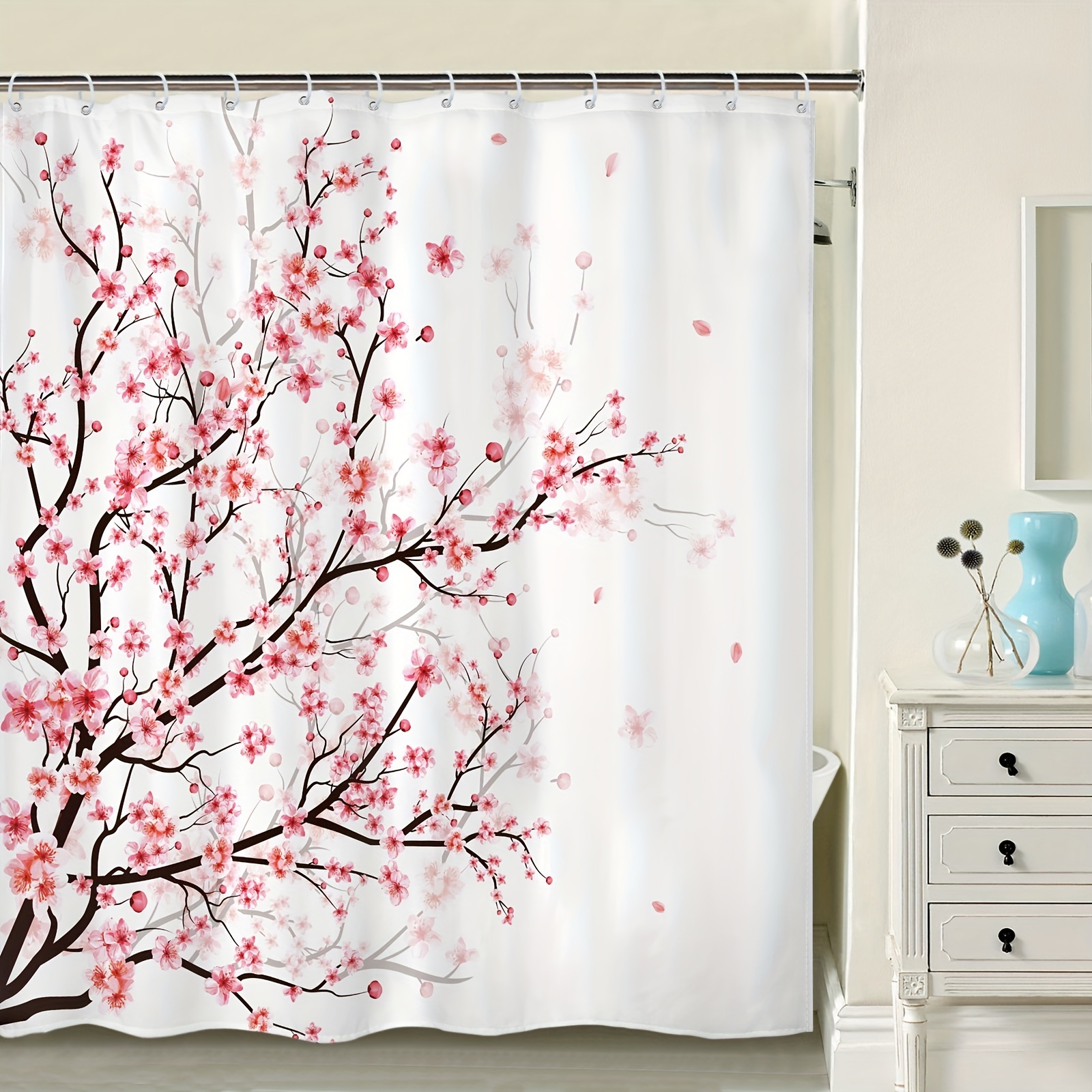 Buy Emvency Shower Curtains 78 x 72 Inches Louis Luxury Geometric Floral  Pattern in Vintage Vuitton Pram Blossom Canvas Waterproof Polyester Fabric  Bath Decoration for Bathroom Curtain Sets with Hooks Online at  desertcartKUWAIT