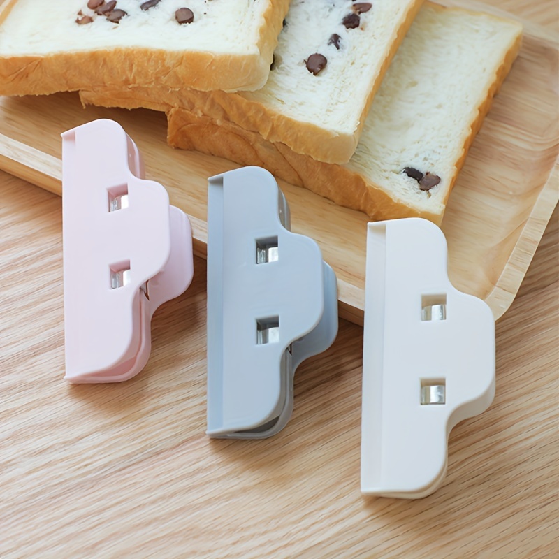 3pcs food bag chip clips plastic bag sealing clip moisture Temu