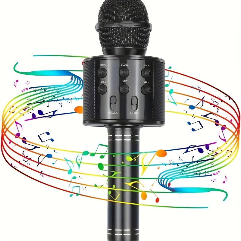 Karaoke Mikrofon Kinder, Drahtloses Bluetooth Mikrofon mit LED, Geschenke  Mädchen 3-12 Jahre, Tragbares Karaoke Maschine zum Singen,  Mikrofonspielzeug für Kinder Erwachsene Geburtstagsfeier KTV: :  Spielzeug