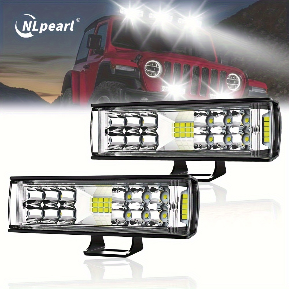 3-Zoll-LED-Lichtleiste, Fahrlichter, LED-Pods, Spot-Off-Road-Lichter,  Nebelscheinwerfer für LKW-Autofahren