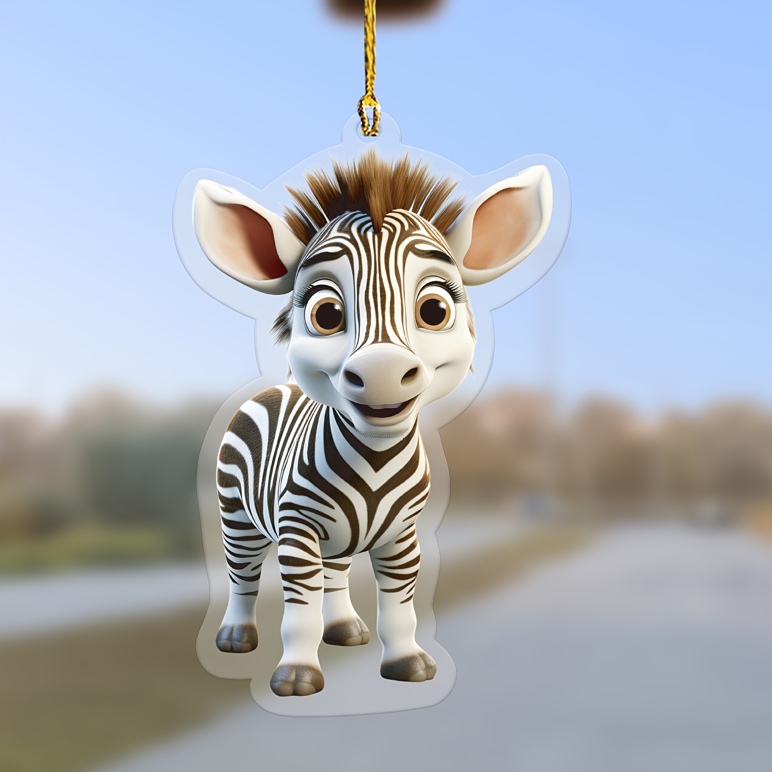 Decorative acrylic mirror ZEBRA 