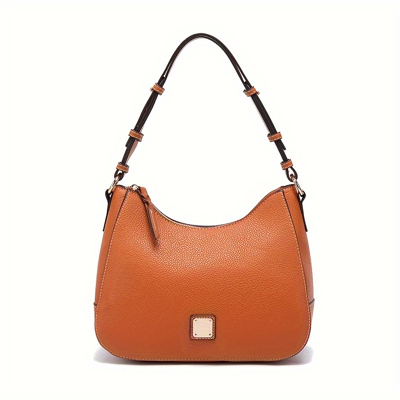 Classic Hobo Shoulder Bag Women Simple Vegan Leather Handbag - Temu