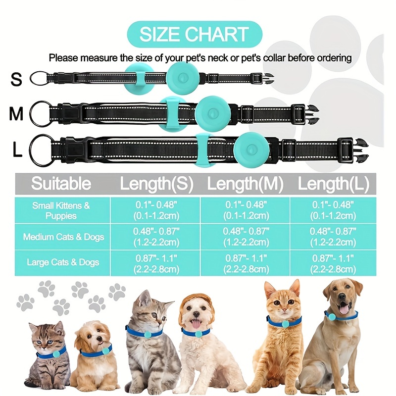 Soporte impermeable para collar de perro AirTag, alternativa  resistente al collar de perro AirTag, se adapta a todos los collares de  ancho (1 paquete, rosa) : Productos para Animales