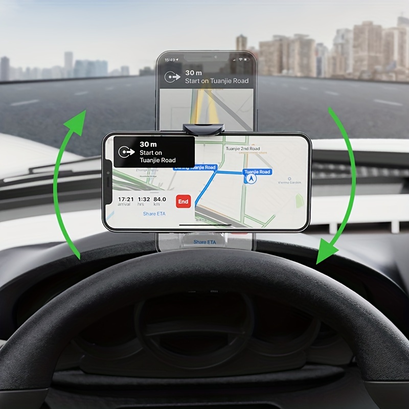 Secure Magnetic Car Phone Holder for GPS Navigation