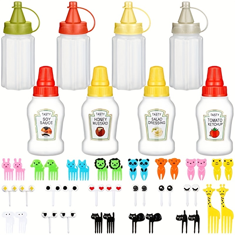 High Capacity Plastic Sauce Bottle Transparent Jam Squeeze - Temu