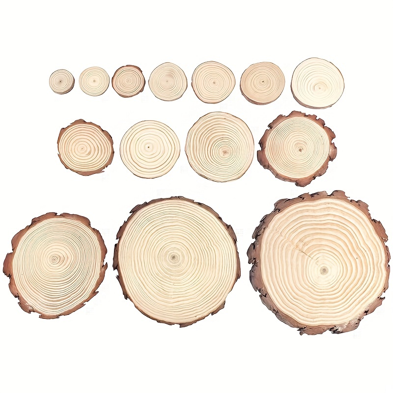 Wood Circles For Crafts Unfinished Crafts Wood Rounds Diy - Temu Germany
