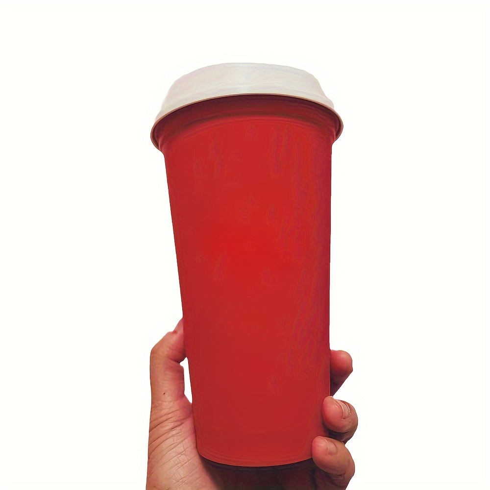 Plastic Coffee Cup, Reusable Plastic Travel Mug, To-go Coffee Cupm Plastic  Large Men And Women Straight Drinking Cup, Perfect For Crafting - Temu