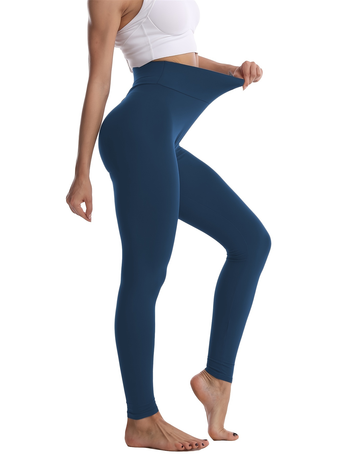 High Waist Shaping Pants Tummy Control Butt Lifting Pants - Temu United  Kingdom