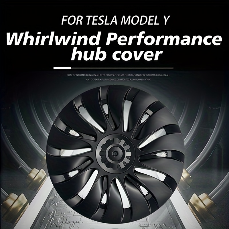 4PCS Tesla Model Y Wheel Caps 19 pouces 2018-2023 HubCap Performance  Automobile Replacemen Hub cap Full Rim Cover modèle y hub cap