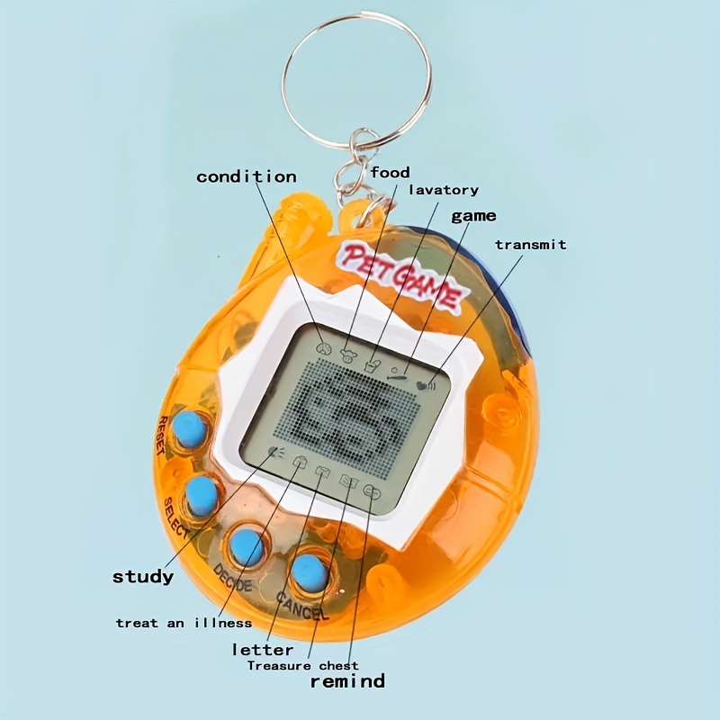 Classic Mini Electronic Animal, Electronic Pet Game Console