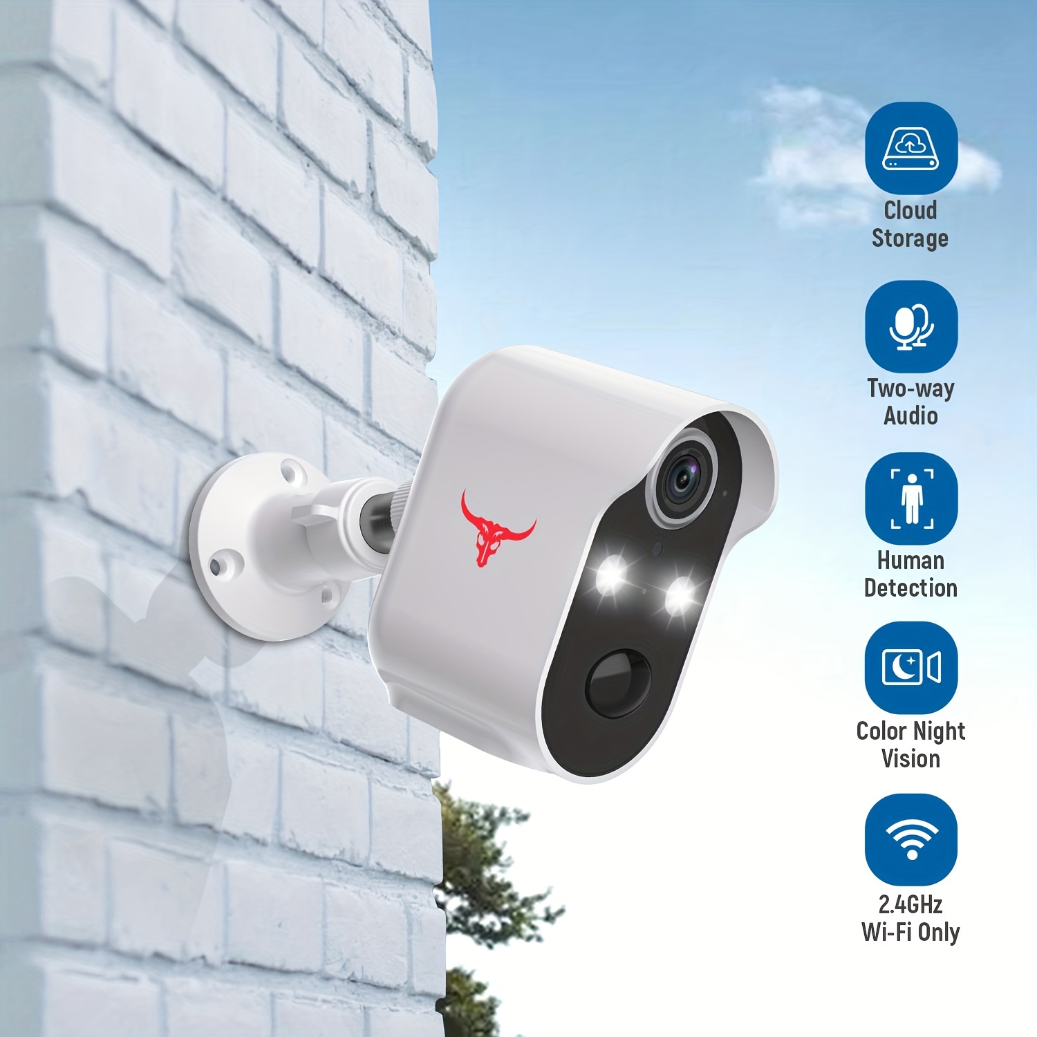 HD Outdoor Security Camera: Reliable & Easy Setup
