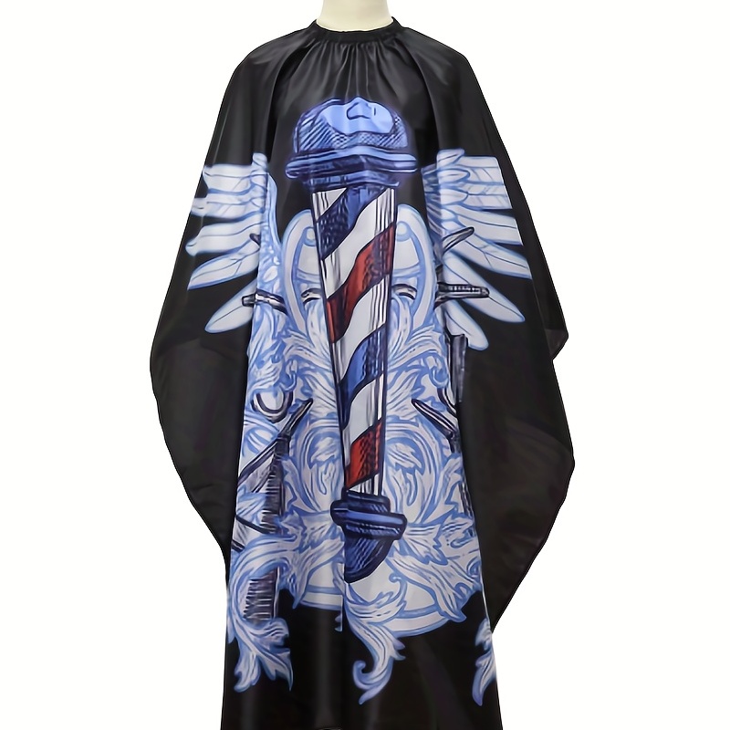 

Professional Salon Barber Hair Cutting Cape With Wing Pattern - Durable And Comfortable Hair Cutting Gown For Hairdressers And Stylists