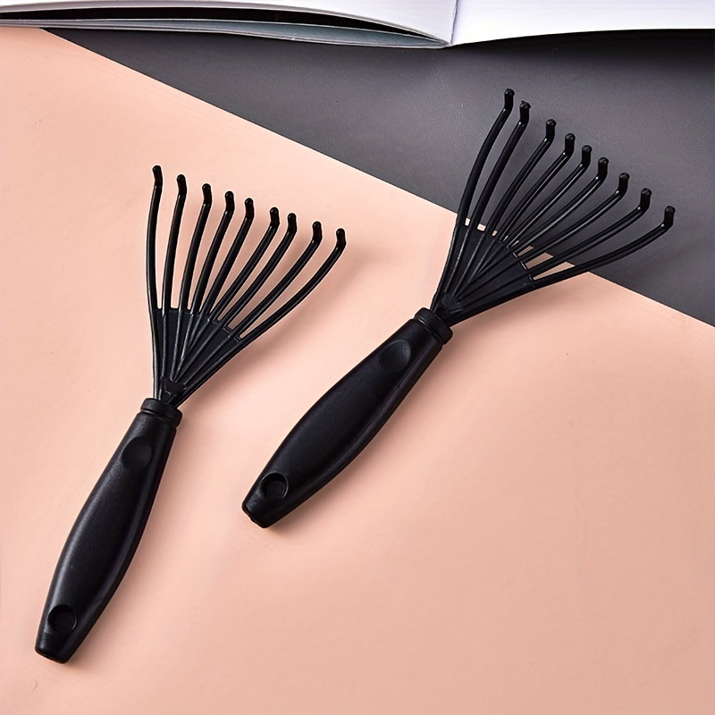 1pcs Hair Brush Cleaner Tool Hairbrush Cleaning Rake Hair Brush Cleaner  Hair Dirt Remove Comb Embedded Tool Salon Home Pick Plastic Handle
