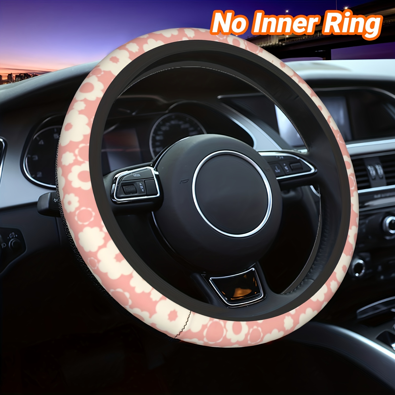 Universal Steering Wheel Cover,cute Car Steering Wheel Cover For Women  Girls,fashionable And Beautiful Flower Car Accessories,antiskid And  Comfortable - Temu United Arab Emirates