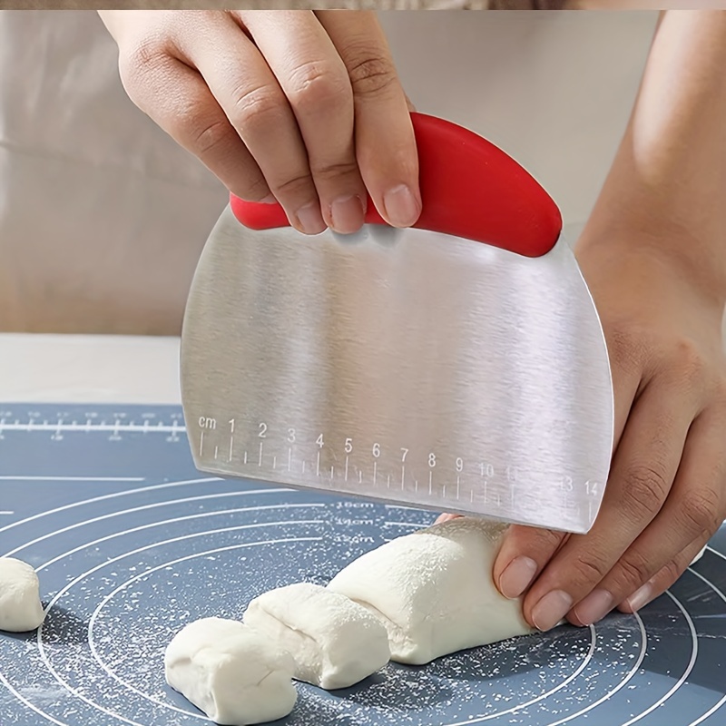 Pastry Scraper, Pastry Chopper, Pastry Cutter, Multifunctional Stainless  Steel Bread Separator, Pizza Cutter With Measuring Scale, Cake Cutter,  Kitchen Stuff, Kitchen Gadgets, Baking Supplies - Temu