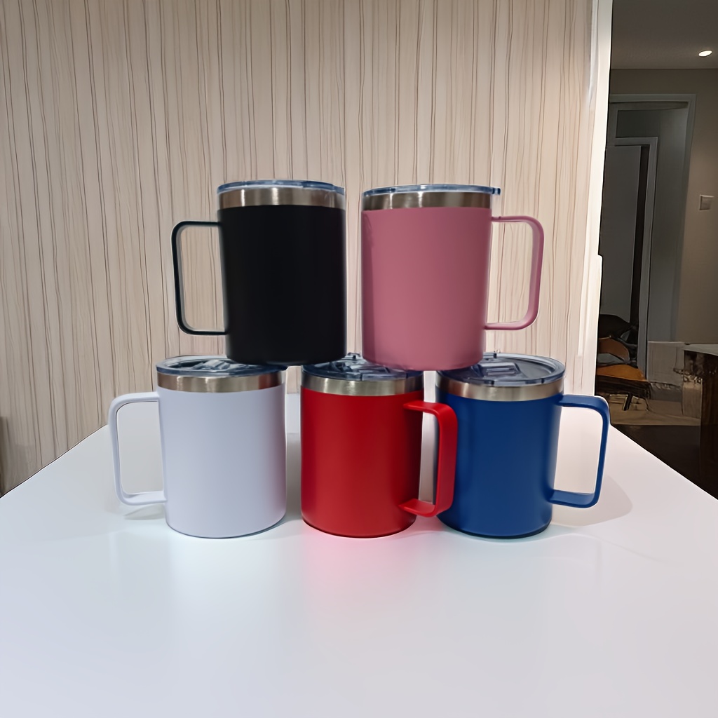 Stainless Steel Coffee Mug 500ml Thermo Mug with Lid Beer Mugs for