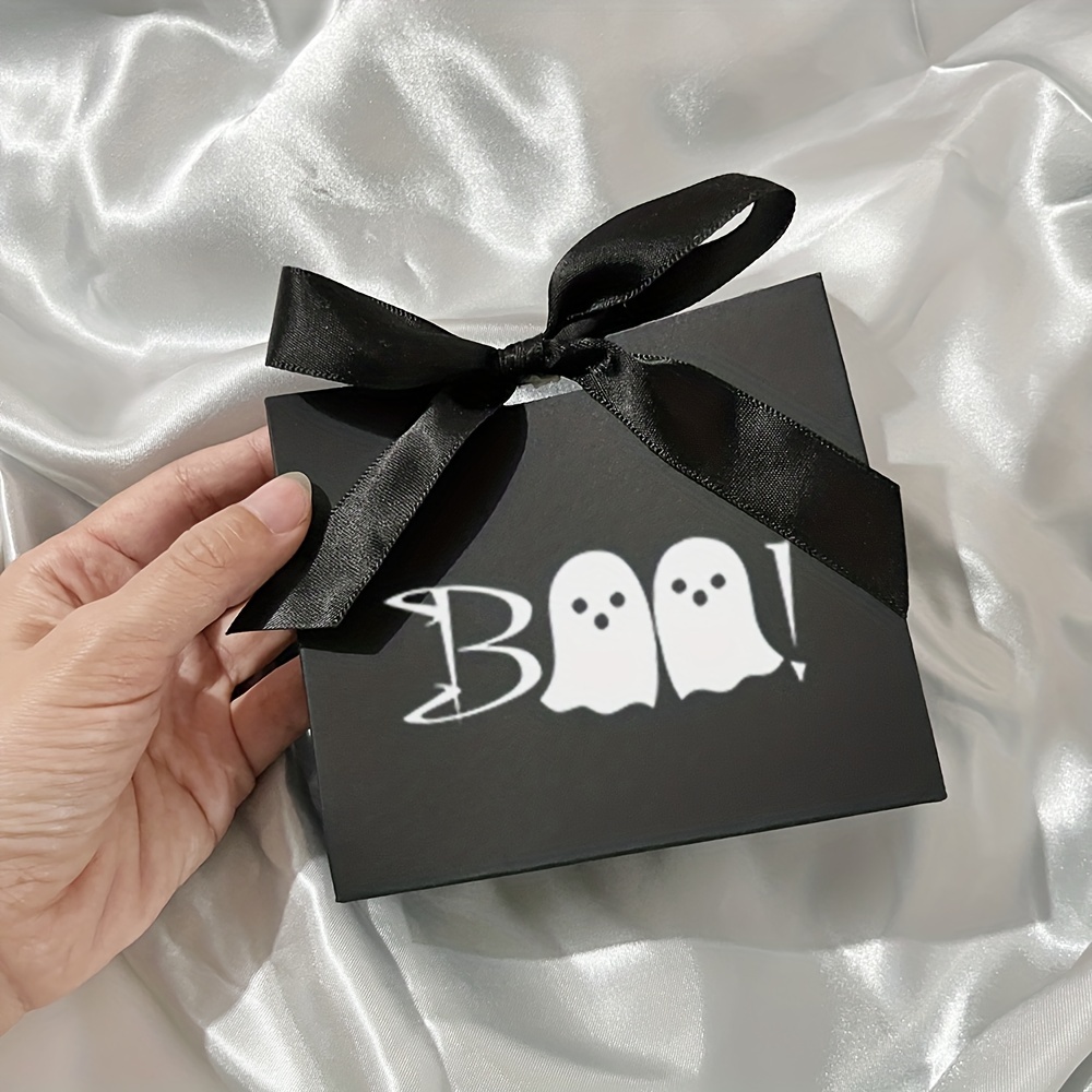 Mini Cute Halloween Candy Box With A Spooky Boo And Ghost - Temu