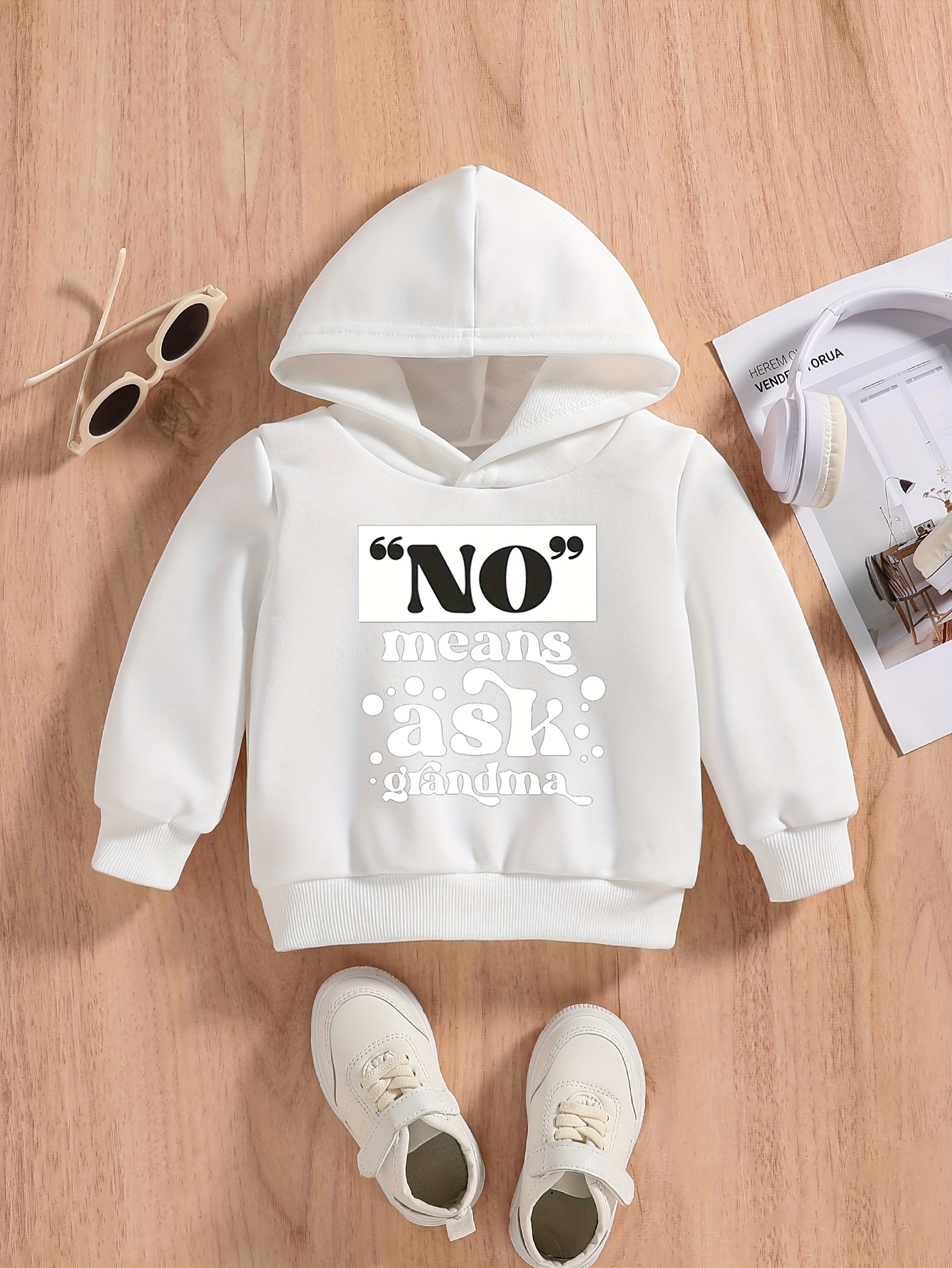 Toddler girl best sale white hoodie