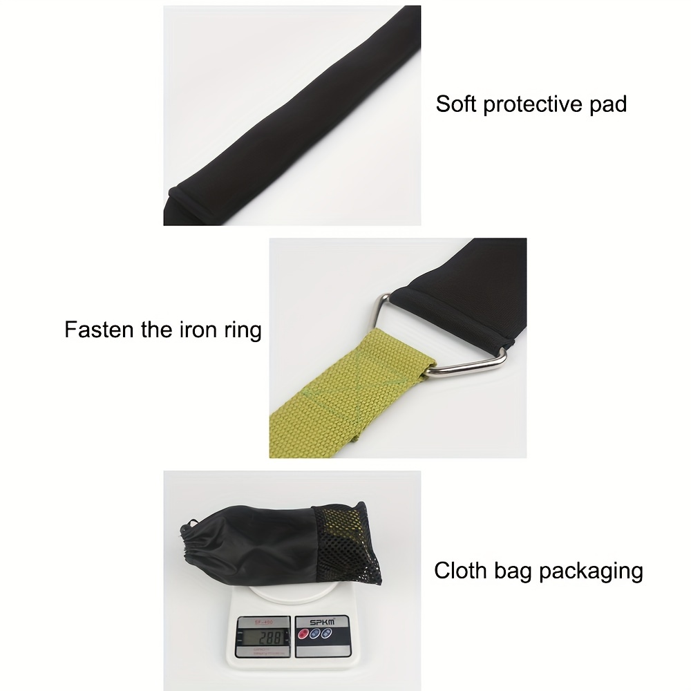Yoga Stretching Strap Leg Stretcher Elastic Band For Exercising
