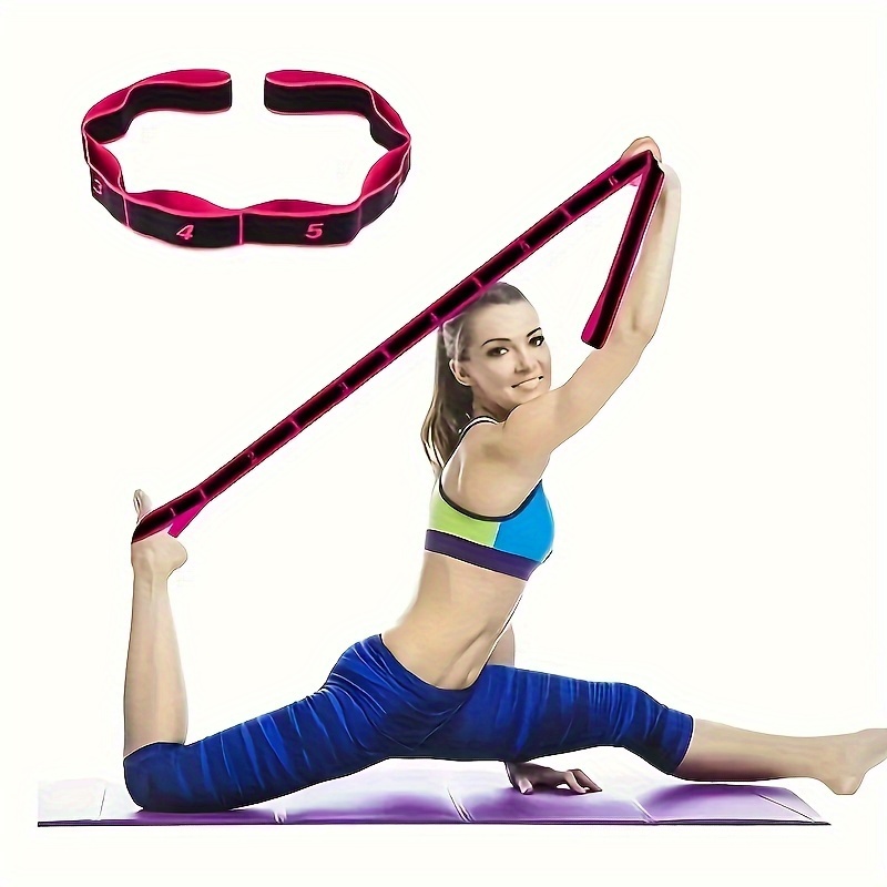 Yoga Resistance Band Elastic Stretching Belt Full Body - Temu Canada