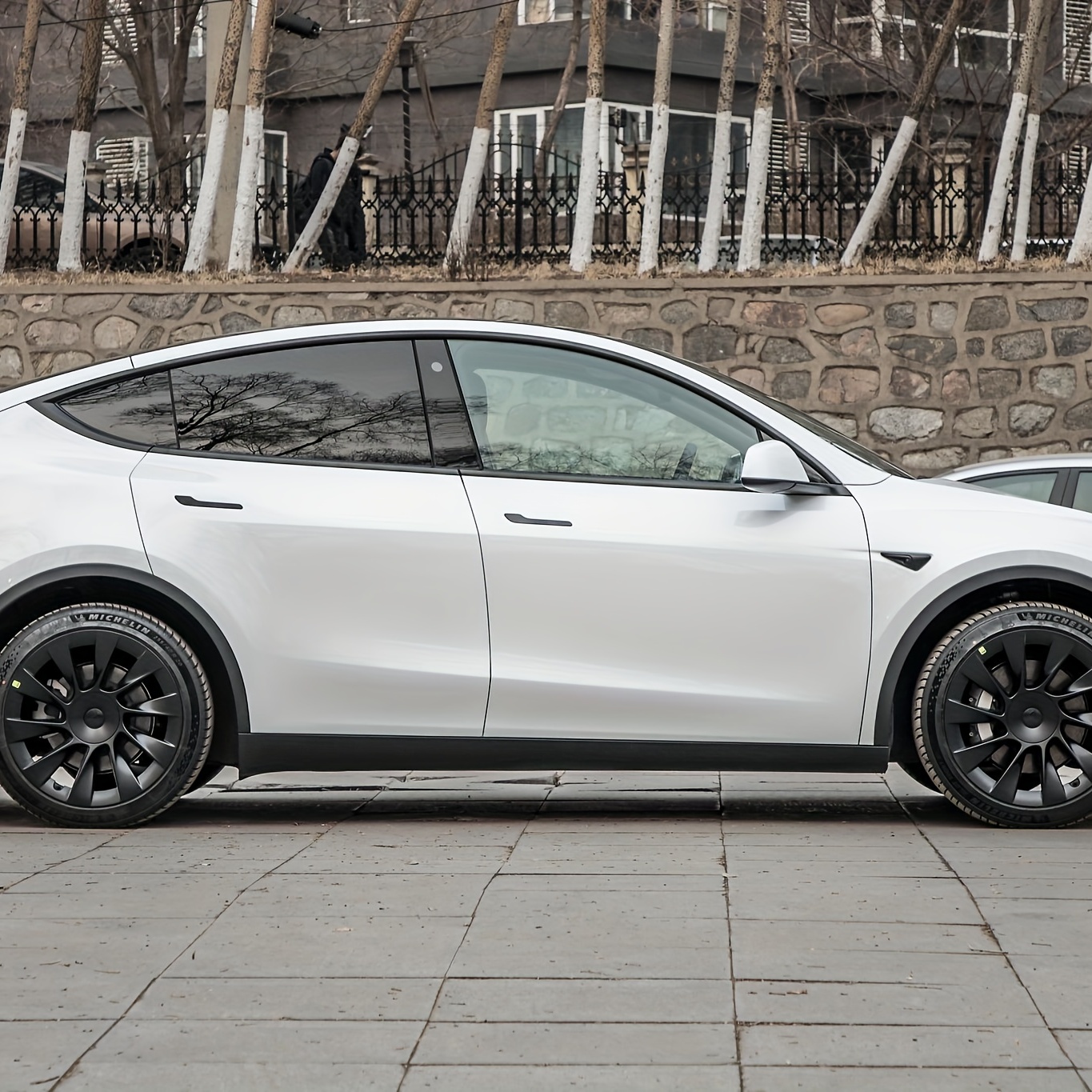 Tesla Model Y İçin Sol Arka Tekerlek Çamurluk Astarı, OEM Parça Numarası 1492615-00-A_voghion.com