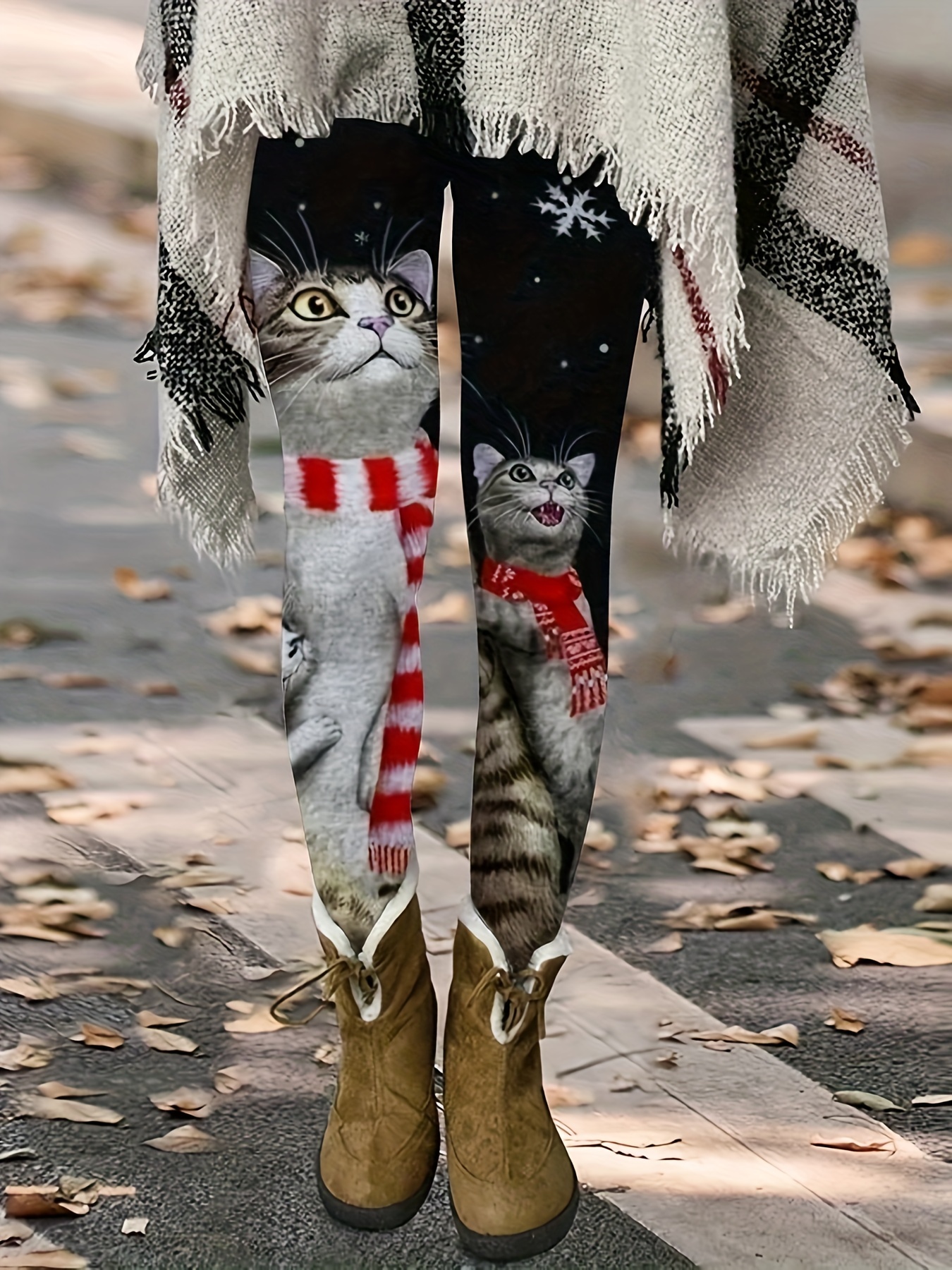 Cat Leggings - Temu