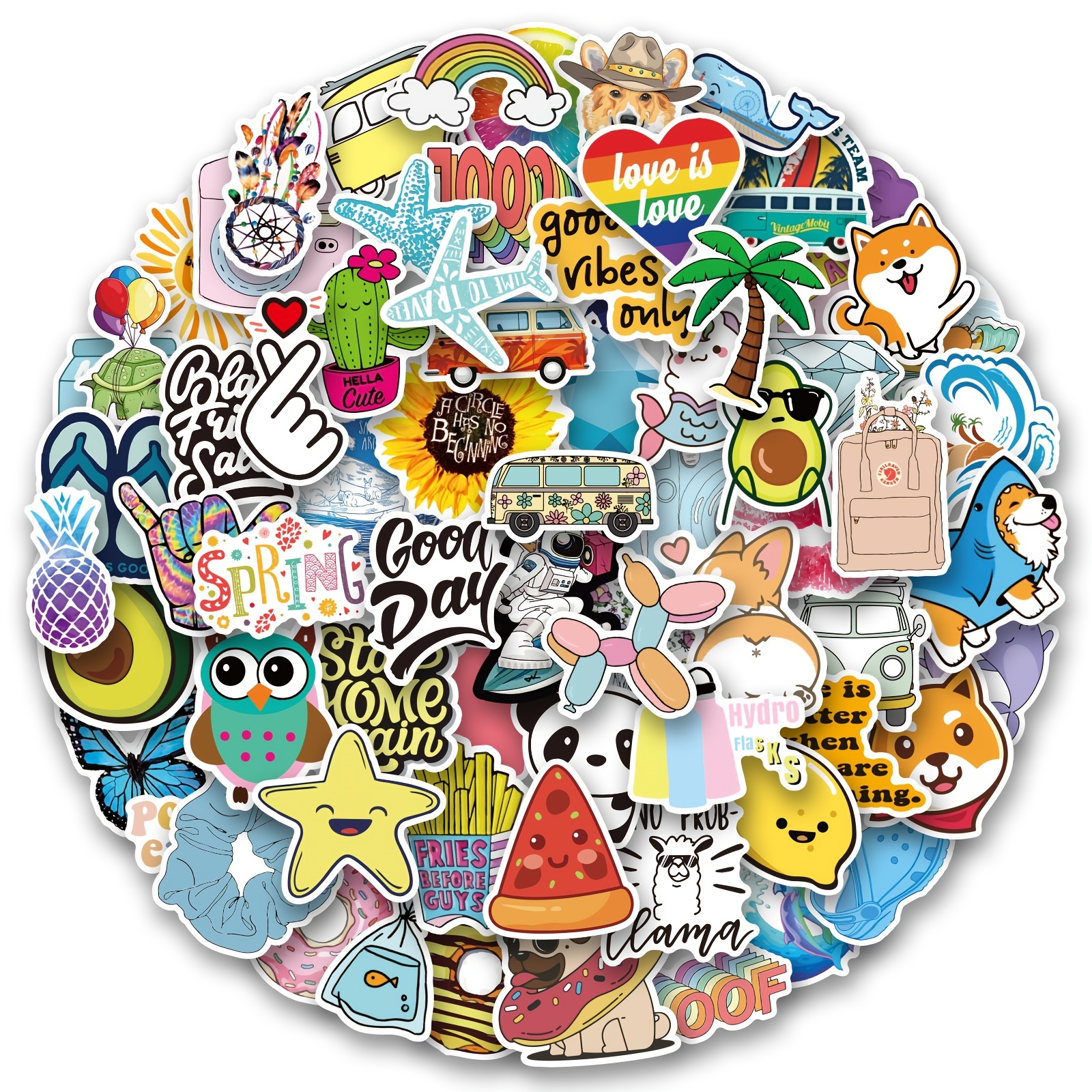 Fishing Stickers Cute Aesthetic Vinyl Waterproof Stickers - Temu