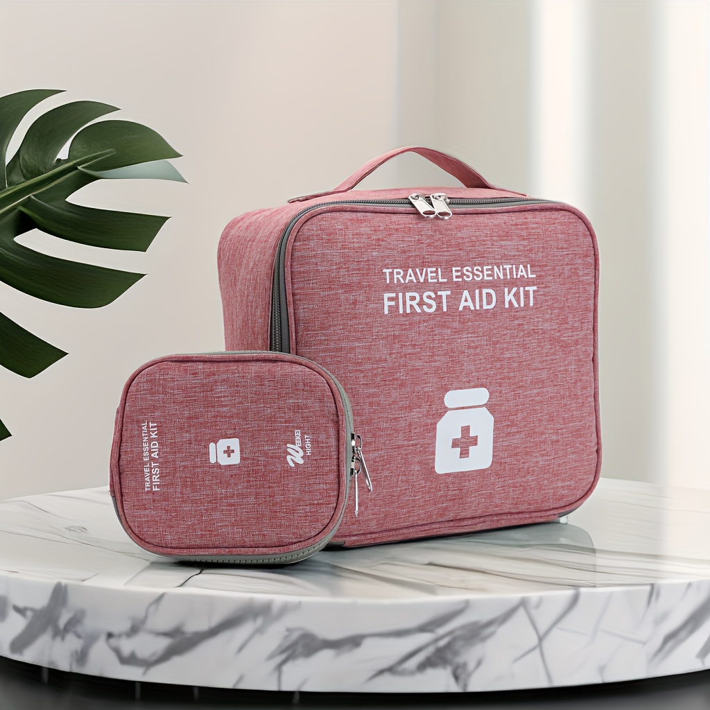 Portable Travel Medicine Storage Bag, Zipper Kit, Versatile Storage Bag With Top-handle