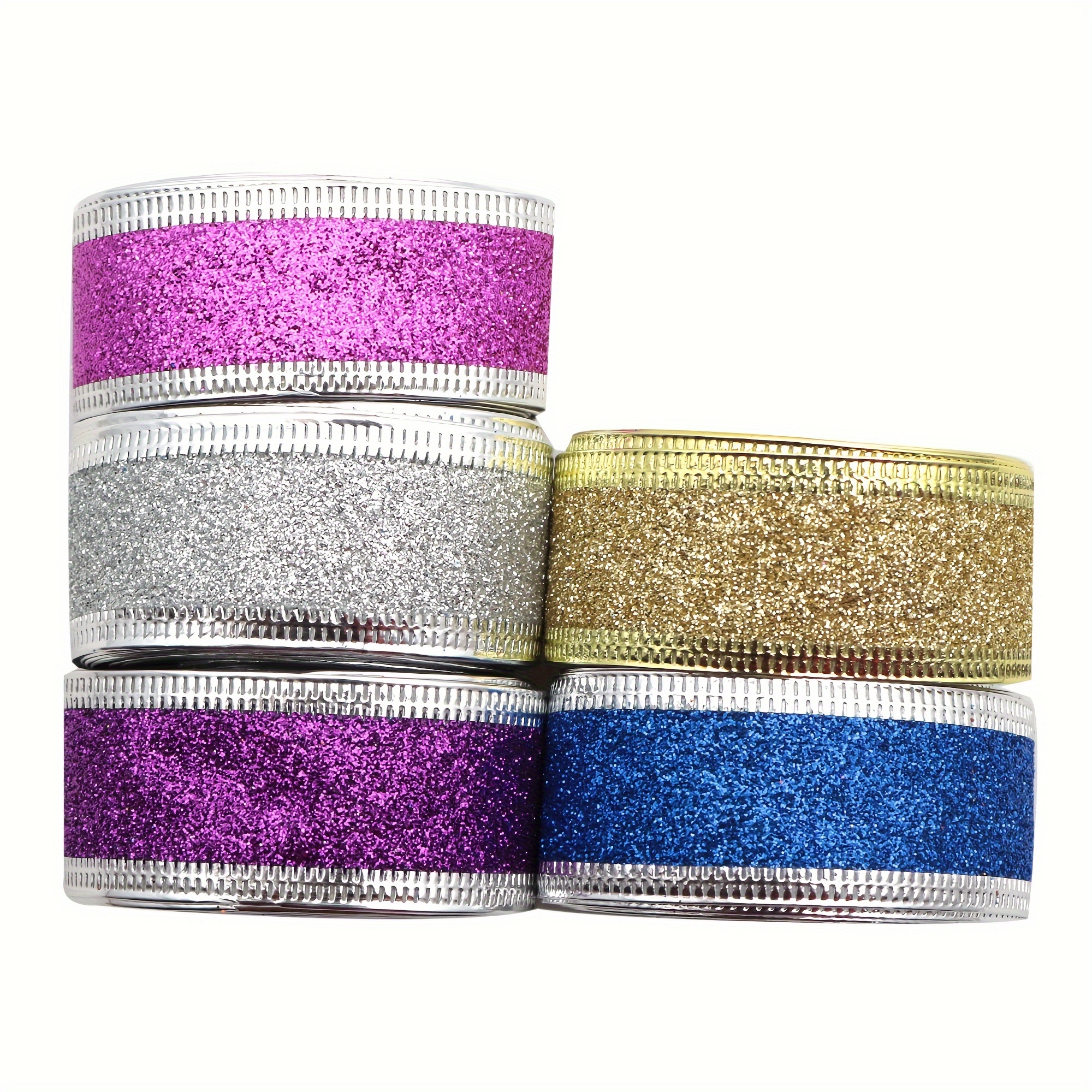 5 Yards Glitter Velvet Ribbon For Gift Wrapping Diy Hair - Temu