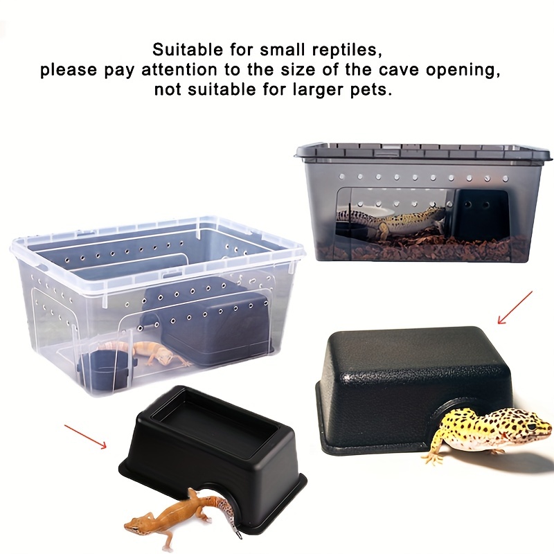 Habitat Reptiles Amphibian Pet Hide Box Pet Snakes Leopard - Temu Lithuania