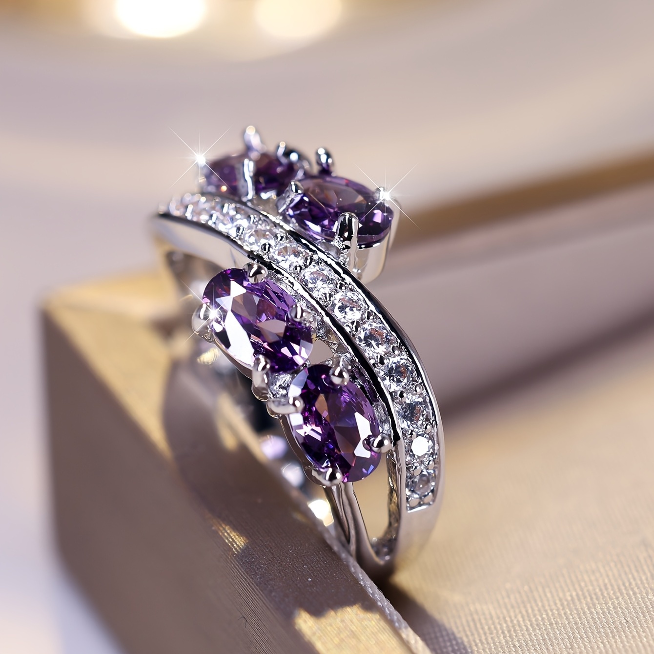 Purple deals promise rings