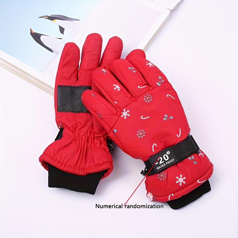 Children's Winter Gloves Waterproof Ski Gloves Warm Neutral - Temu