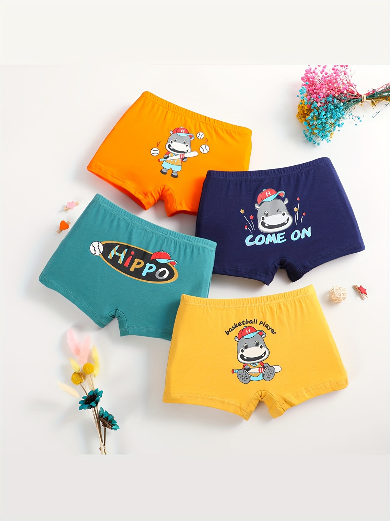 Toddler Boys' Underwear, Pure Comfort Cotton Boxer Briefs & Briefs