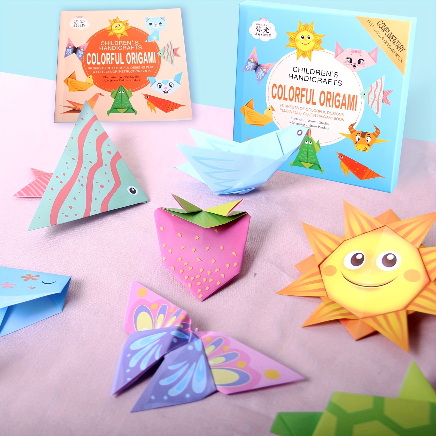 Children's Handmade Origami Set Puzzle Diy Color Origami Complete Book
