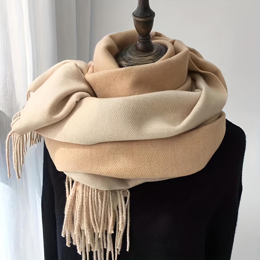 Winter Travel Cashmere Women Scarf Shawl Fashion Thick Letter