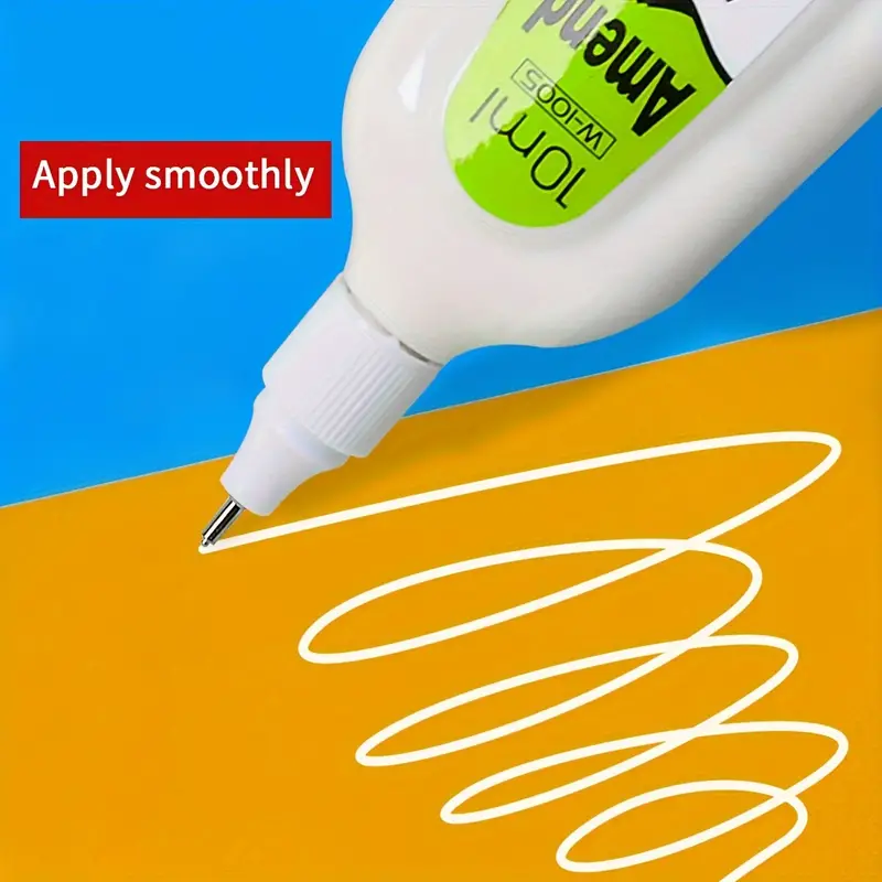 Correction Fluid: Correction Supplies, Easy To Use, Writing Correction  Fluid, Privacy Protection, Correction, Application, Repainting - Perfect  Office/school Supplies - Temu