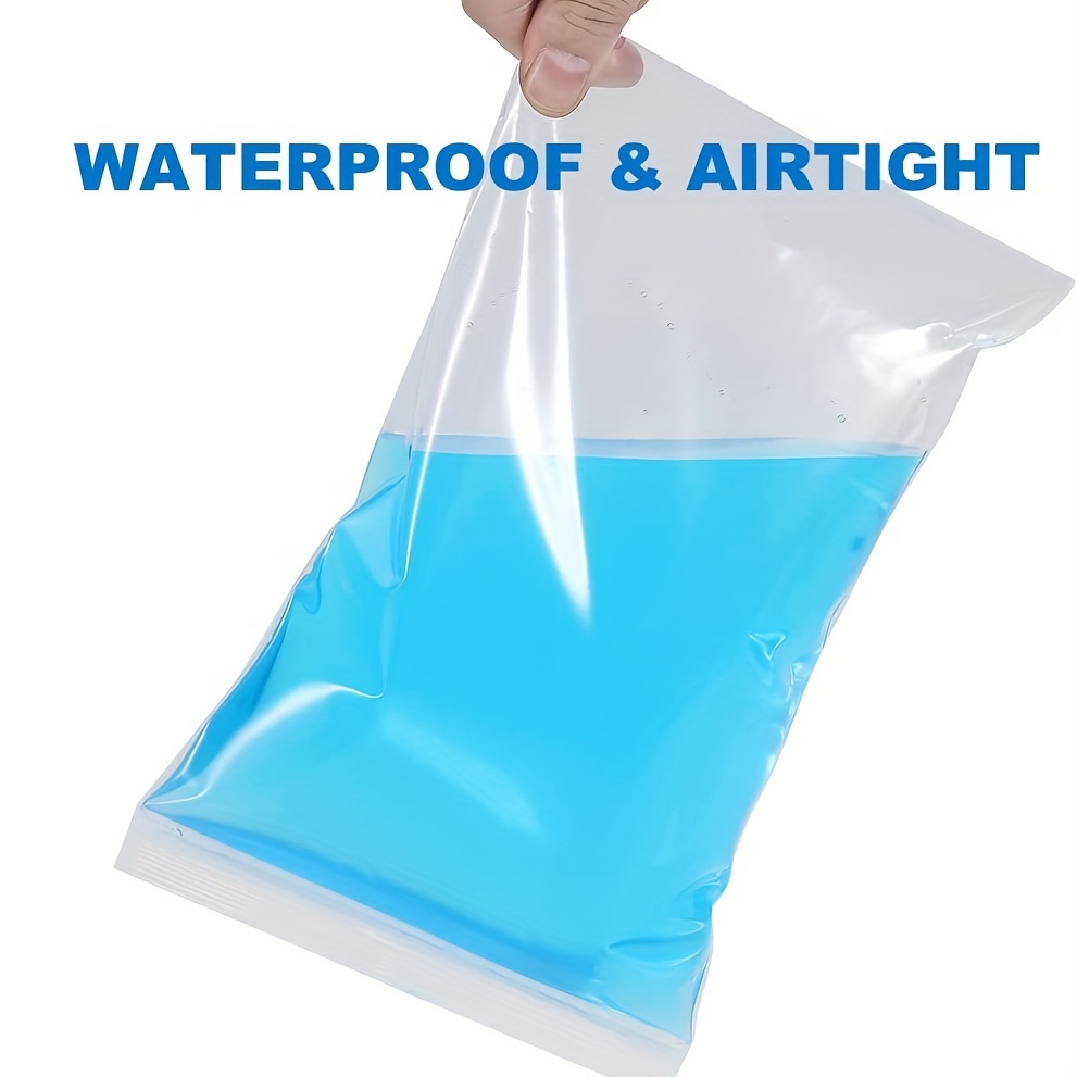 100 bolsas de plástico transparente de 2 x 8 pulgadas, bolsas de  polietileno con cierre resellable de 2 x 8 pulgadas con cierre resellable
