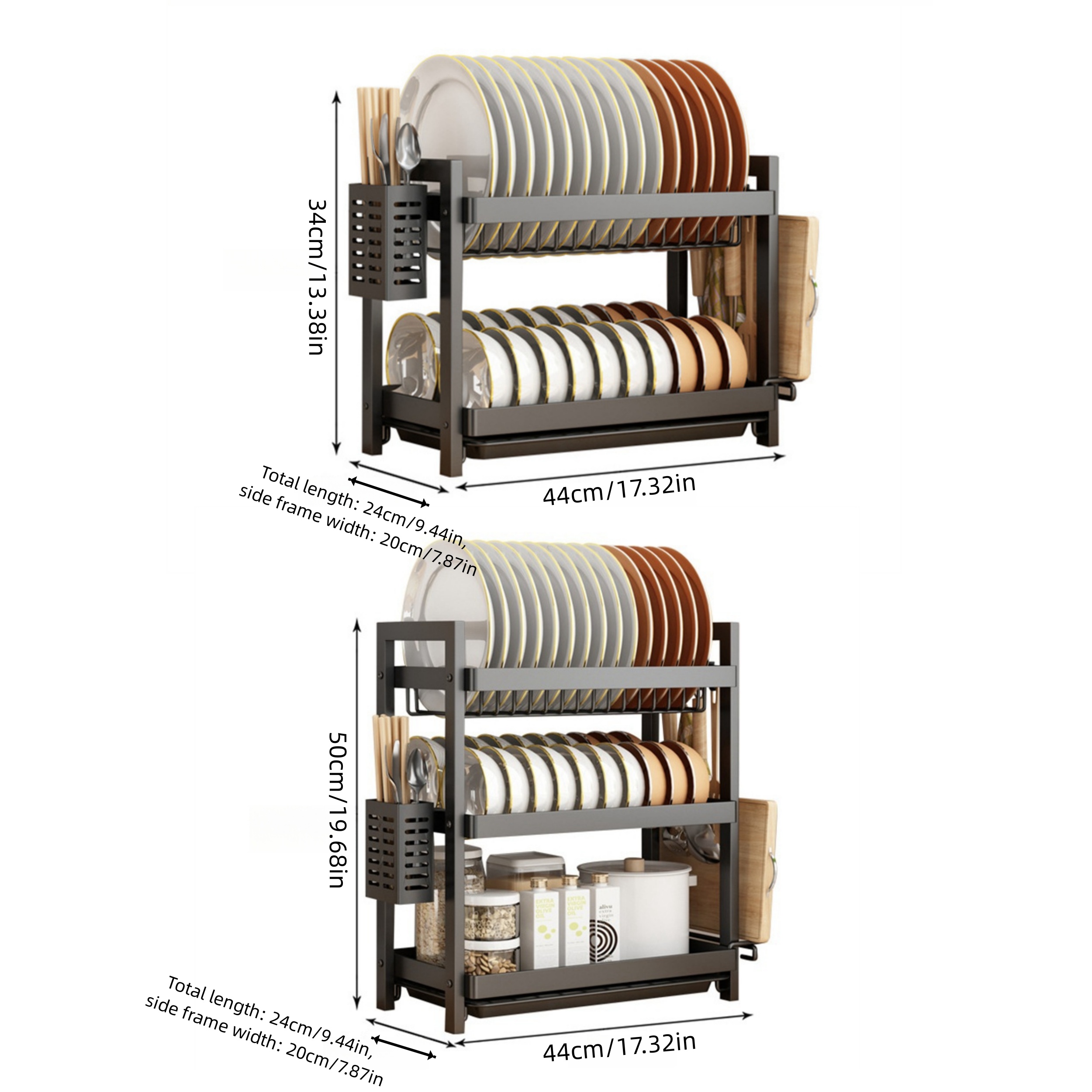 Vertical discount platter storage