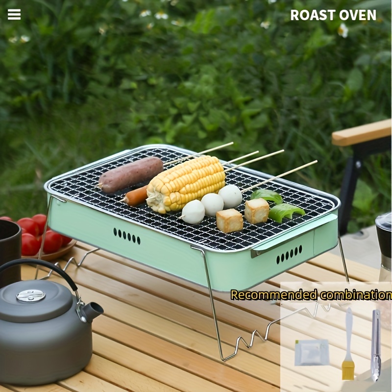 Lcd Touch Screen Barbecue Oven Home Smokeless Electric Grill - Temu