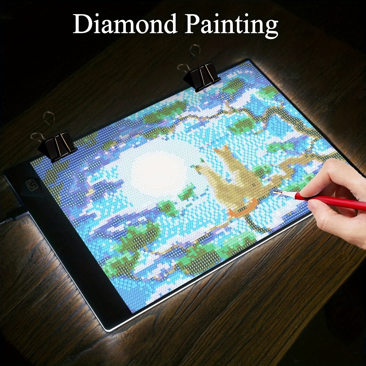  LED Light Box for Tracing,Diamond Painting Light Pad