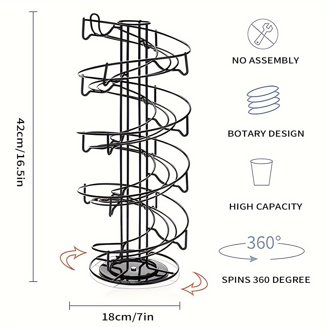 1pc Soportes Vainas Soporte Vainas Café Organizador - Temu Chile